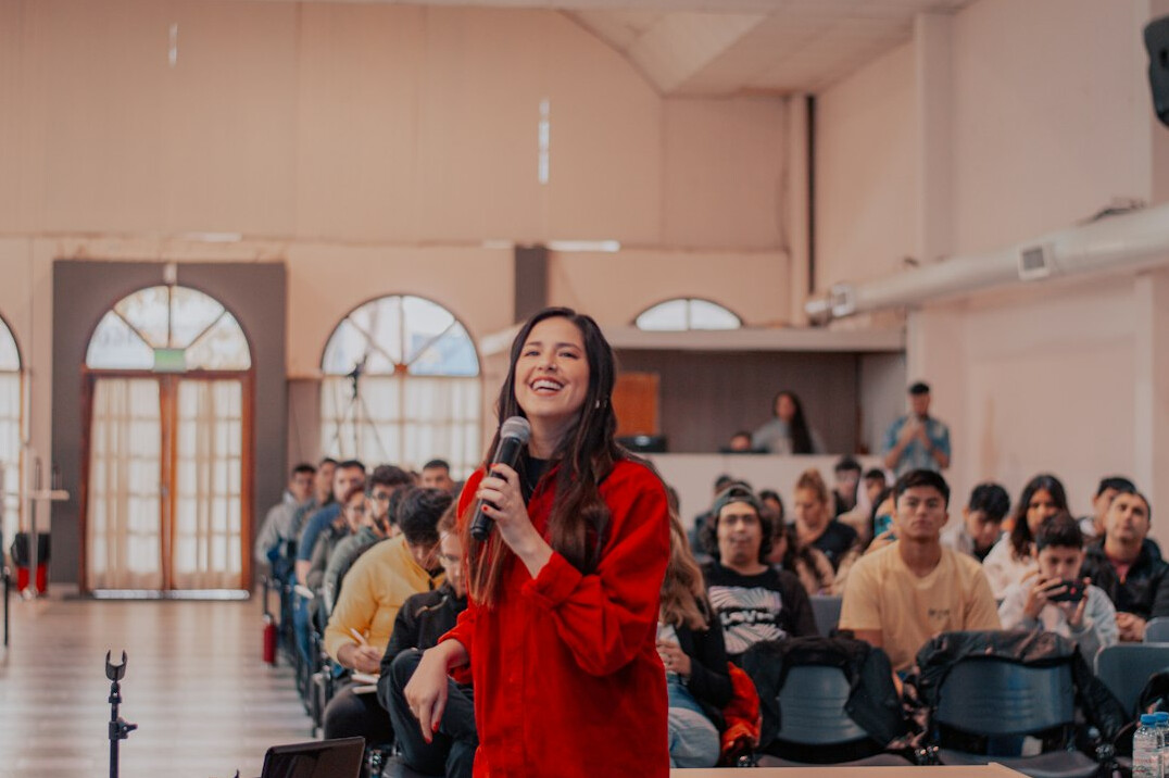 woman attending workshop